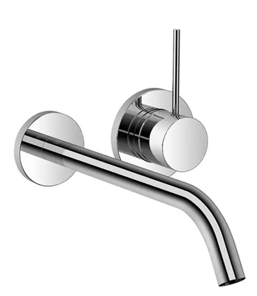 Dornbracht-META-Waschtisch-Wand-Einhandbatterie-Ausladung 250mm-chrom gebürstet, 36861662-93, Artikel in Kategorie